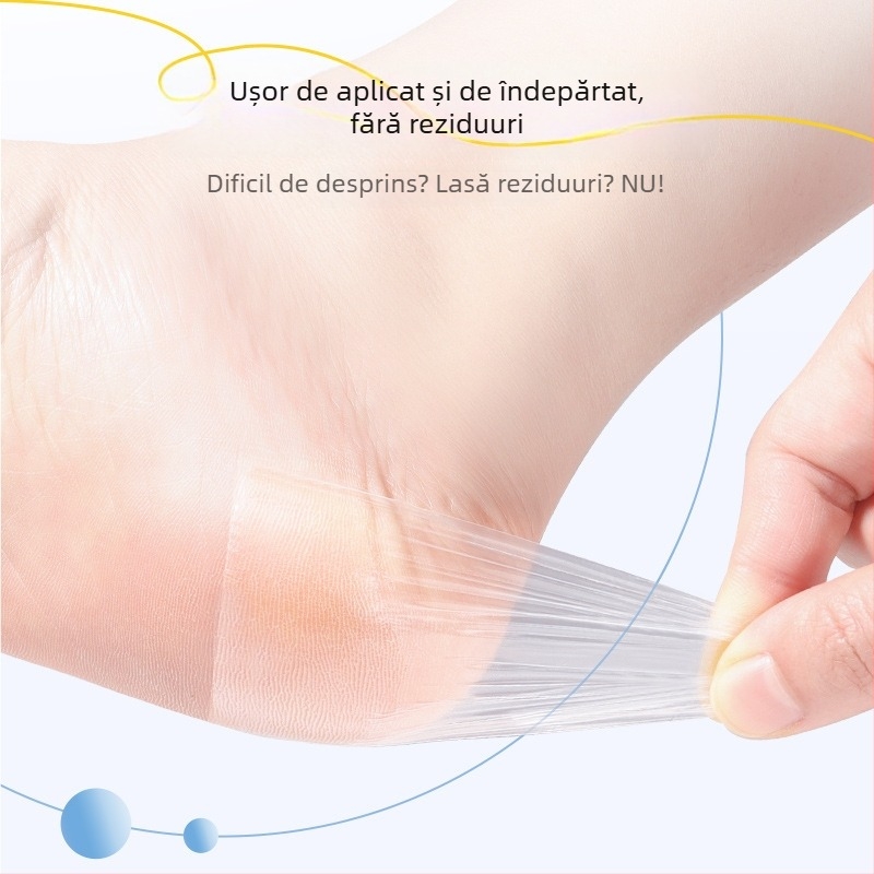 Patch pentru calcai crapat – ultrasubțire patch anti-frecare pentru calcai crapat, potrivit pentru ghete, sandale, pantofi casual, din material textil și de lucru