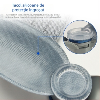 Separatoare ortotice pentru degetul mare, reglabil zi-noapte, unisex, model 002, material TPR