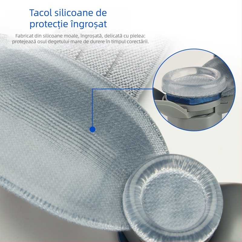 Separatoare ortotice pentru degetul mare, reglabil zi-noapte, unisex, model 002, material TPR