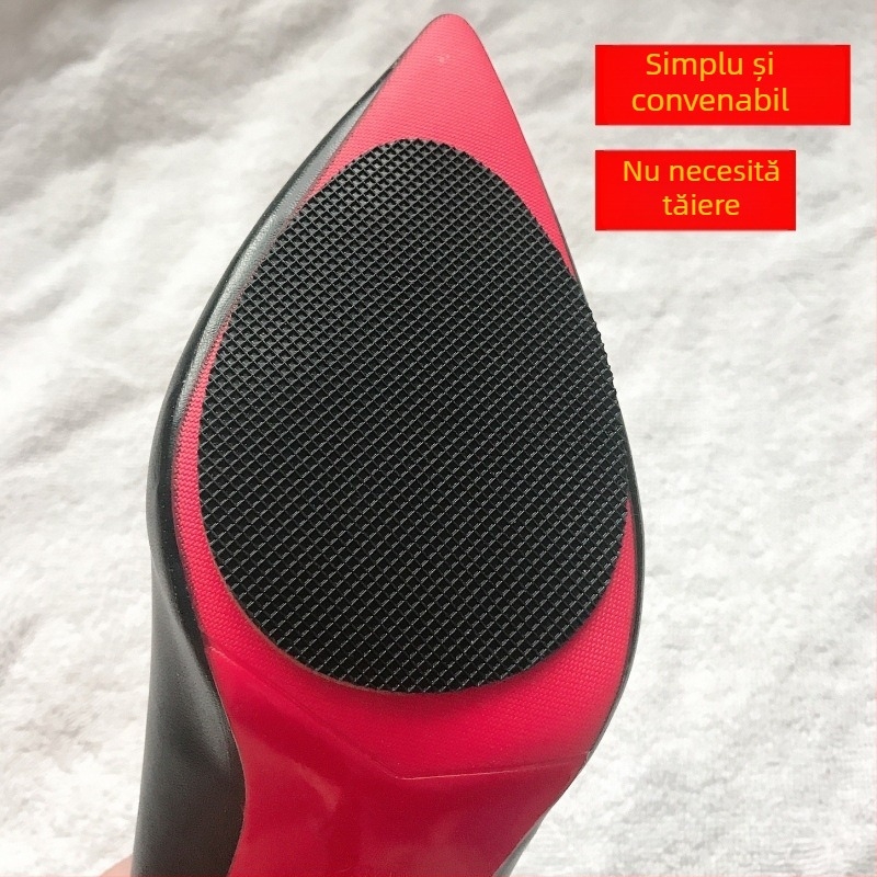 Bandă din cauciuc pentru antepicior la pantofi dama cu toc – antiderapant, rezistentă la uzură, design frontal cu plasă