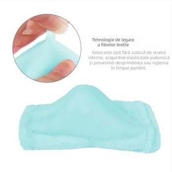 Set șosete gel gleznă cu gel hidratant și îngrijire exfoliantă pentru picioare; Model Anti-Friction, Brand Shulifa, Material: fir de pene, Stil: Half Socks, Daily Casual, Nr. HXB-087