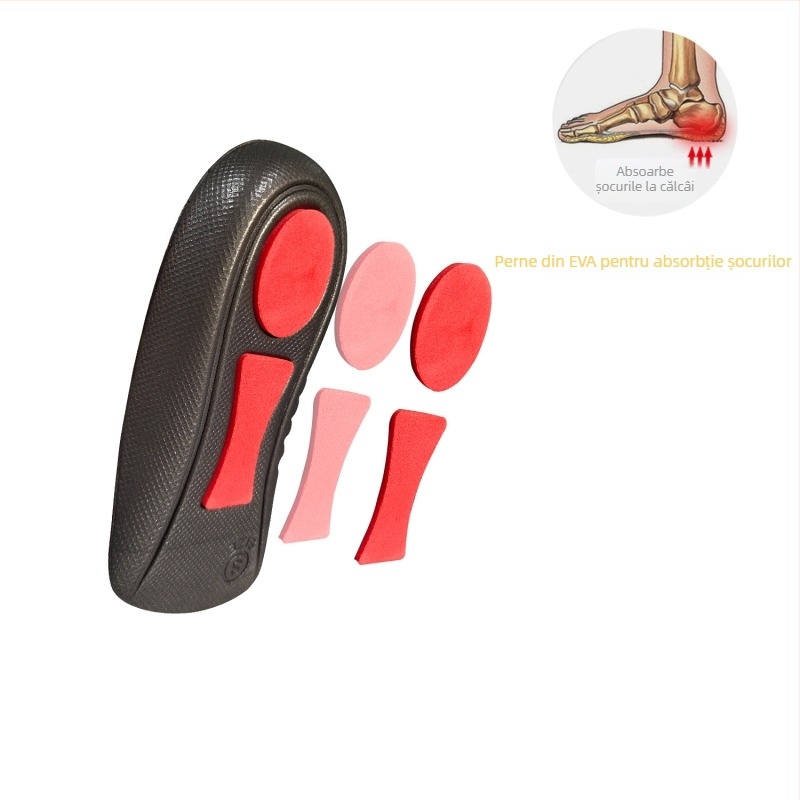 Talpă ortopedică EVA, jumătate, pentru picior plat, model 121, suport arc