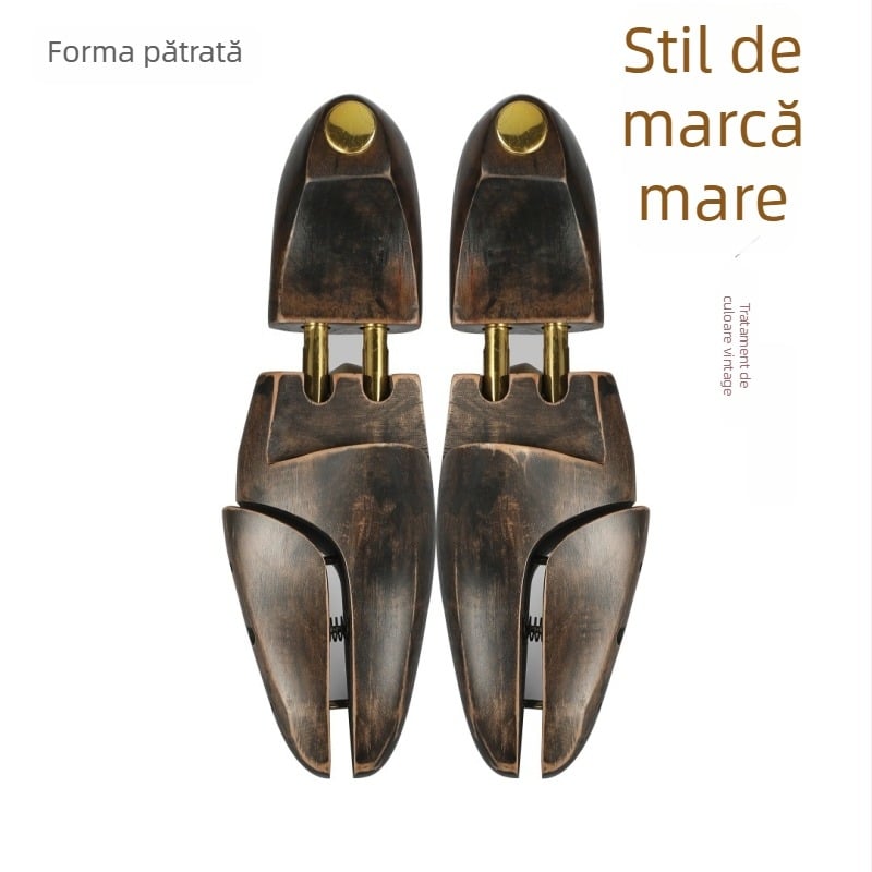 Întinzător de pantofi din lemn, last cu formă completă Hemu, pentru pantofi din piele, anti-pliere și deodorant