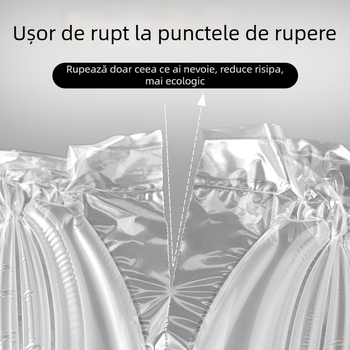 Umplutură pneumatică din nailon pentru pantofi și întinzător cu film cu bule mari, diametrul 165 mm, înălțimea 75 mm, lățimea filmului 17 mm; previne cutele și deformările.