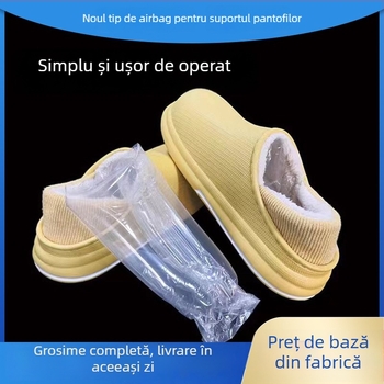 Suport gonflabil pentru pantofi, anti-deformare, umplere transparentă, balon cu aer semicircular îngroșat pentru pantofi și botine