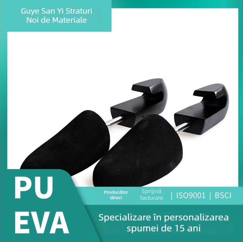 Calapod din spumă PU, tehnologie in-mold, elasticitate ridicată, dimensiune reglabilă, opțiune de flokare