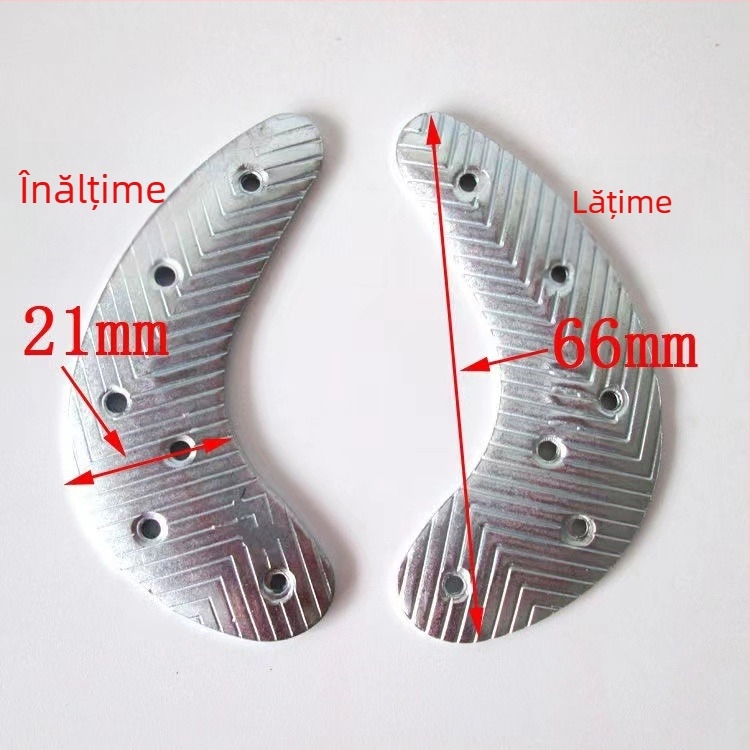 Plăci din fier pentru antepicior și călcâi pentru încălțăminte din piele – aliaj, rezistență la uzură, antiderapant, material de reparații încălțăminte