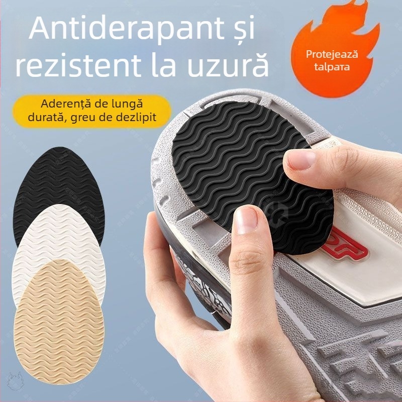 Talpă pentru tocuri, stil picătură de apă, model multicolor, material cauciuc, rezistent la uzură, crește înălțimea, pentru toate sezoanele, universal
