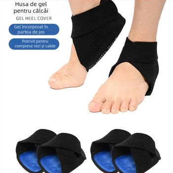 Manșon Gel pentru călcâi – Îngrijire a piciorului, reglabil, compresie rece/cal dă, rezistent la abraziune, susține osteofitul și fascia plantară | Model HXB-208, Brand Shulifa