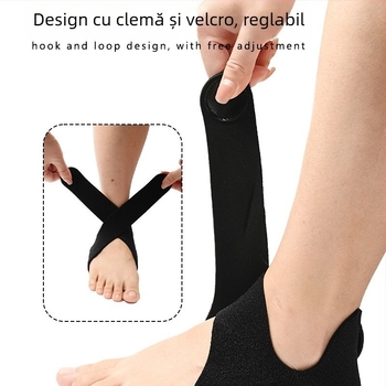 Manșon Gel pentru călcâi – Îngrijire a piciorului, reglabil, compresie rece/cal dă, rezistent la abraziune, susține osteofitul și fascia plantară | Model HXB-208, Brand Shulifa