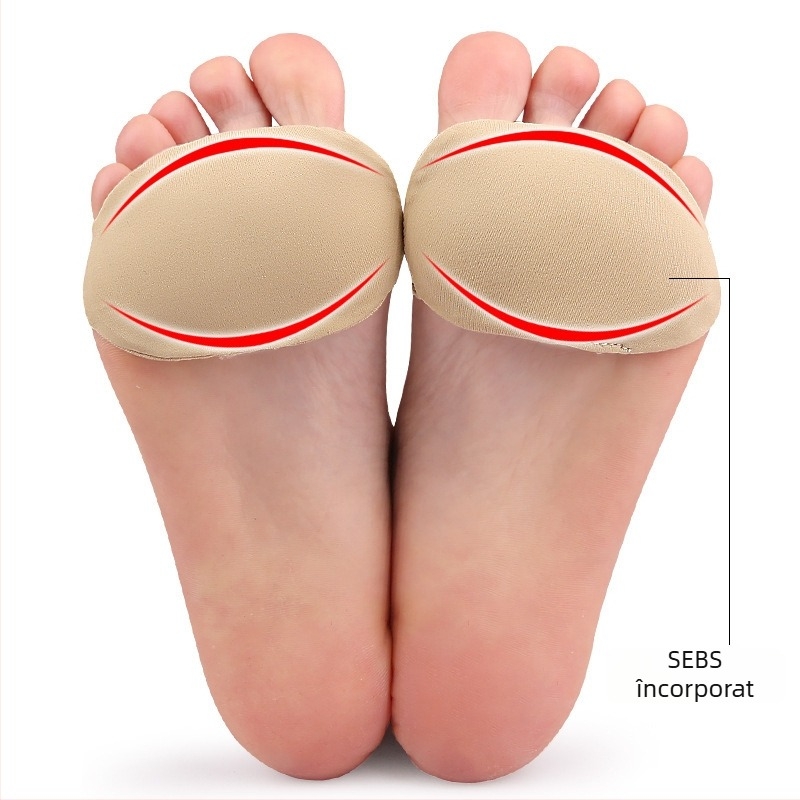 Pad antepicior pentru pantofi cu toc damă – Lycra+SEBS, antiderapant, pernă frontală, amortizare șocuri și reducere a presiunii, unisex, toate anotimpurile