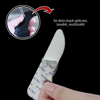 Lipici PU antiderapant pentru covor, lavabil, detașabil, fără urme, cu fixare sigură
