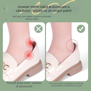 Patch antiderapant pentru călcâi pentru loafers și pantofi din piele | utilizare all-season | pernă de jumătate de mărime | Footprint Tribe