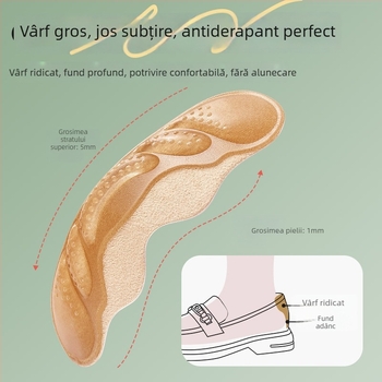 Patch antiderapant pentru călcâi pentru loafers și pantofi din piele | utilizare all-season | pernă de jumătate de mărime | Footprint Tribe