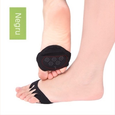 Șosete pentru partea anterioară a piciorului cu cinci degete pentru pantofi cu toc — subțiri, respirante, absorbante la transpirație, cu pernă invizibilă pentru vârful degetelor