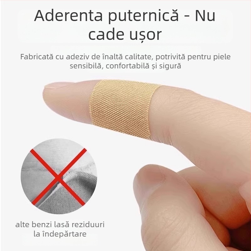 Sunflower bandaj respirabil pentru adulți și copii, țesătură elastică, steril, 20 de plasturi