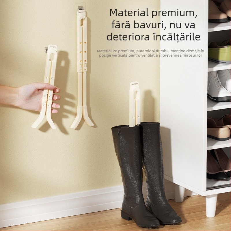 Întinzător telescopic pentru cizme cu suport interior – extensibil și reglabil pentru cizme lungi până la cele mediu-înălțate