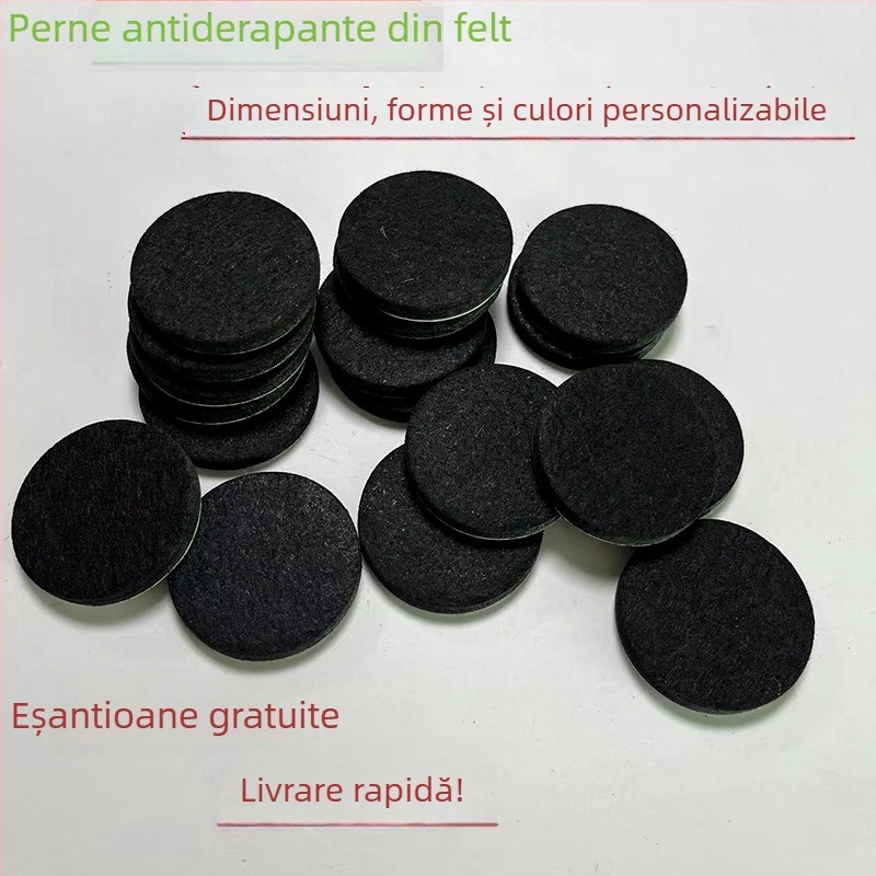 Piese pentru picioarele mobilierului din fetru, rotunde, antiderapante, grosime 1–5 mm, pentru mesele și scaune (Brand Xinghai Felt)