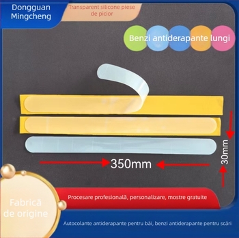 Garnitură din silicon pentru trepte – tăiată prin matriță, autoadezivă, anti-alunecare