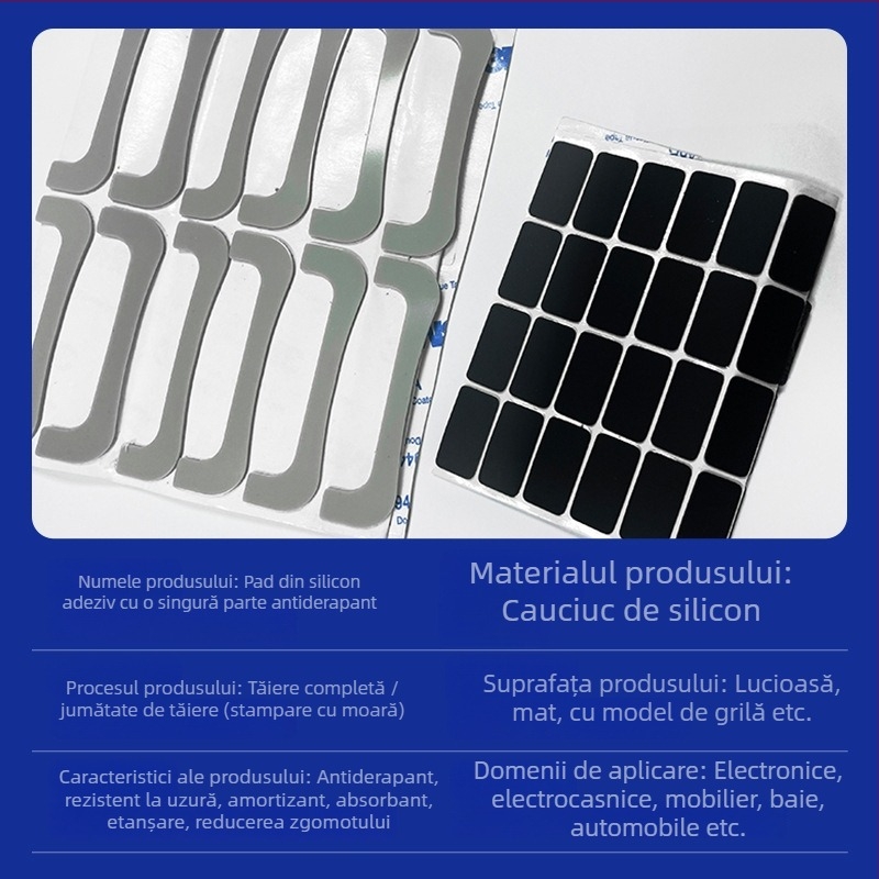 Pad EVA antiderapant cu spate autoadeziv, burete EVA, formă pătrată sau rotundă, origine Huizhou, brand Ming Zhongda