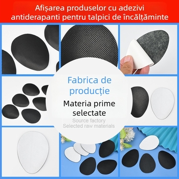 Huisheng Placă anti-alunecare pentru antepicior, pentru tălpi din cauciuc cu plasă, rezistente la uzură, pentru pantofi cu toc (tăiere după formă)