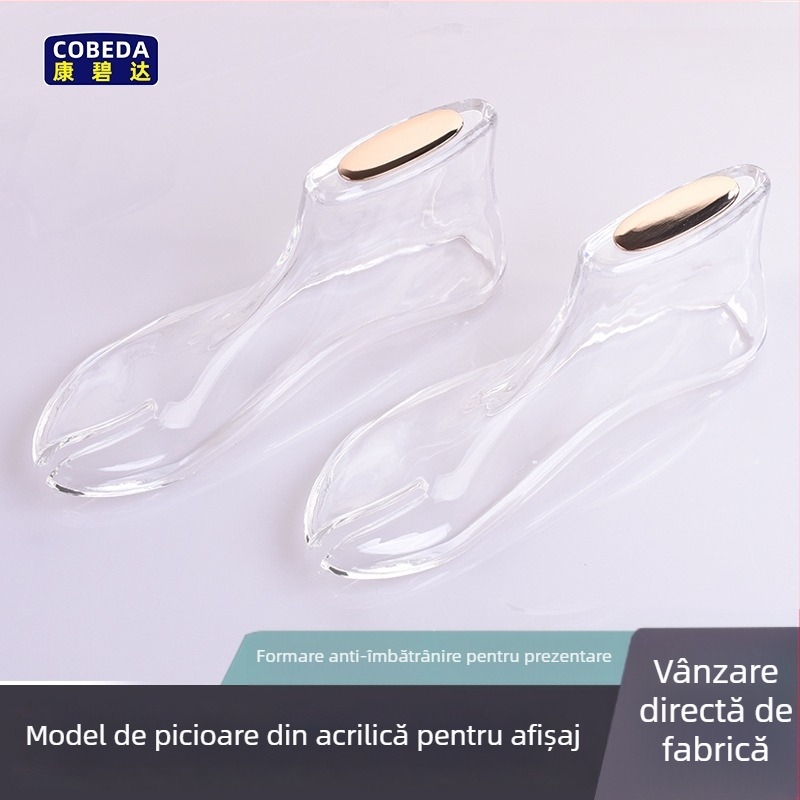 Formă de pantofi acrilică JM-37 pentru pantofi sport, pantofi din piele, sandale și încălțăminte casual; brand Cambida; stil: figură, casual zilnic; sezoane: vară, primăvară, toamnă.