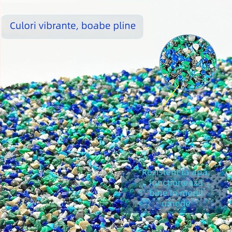 Bandă anti-alunecare pe bază PET, adeziv acrilic, vâscozitate mare, nucleu din țeavă de carton; potrivită pentru piscine, platforme de scufundări, locuri de joacă pentru copii și săli de sport