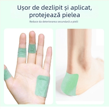 Patch-uri pentru mâini și picioare cu Aloe Vera și Vaselină — previn uscarea; Material: fibră nețesută; Grosime: 0.12