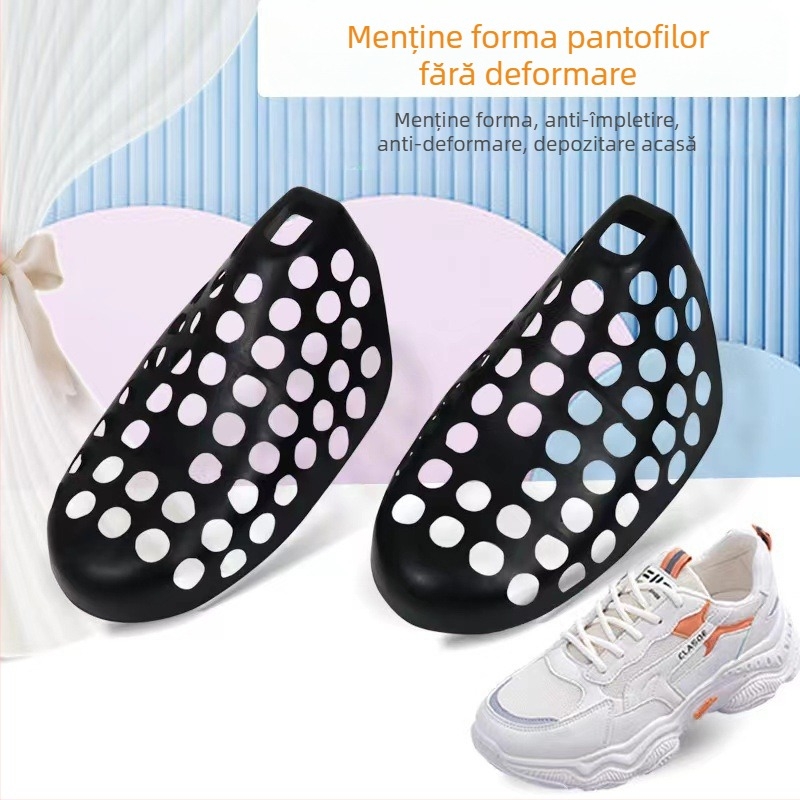 Extensor de pantofi din plastic, anti-deformare și anti-crease, dop de vârf modelat pentru adidași și pantofi casual