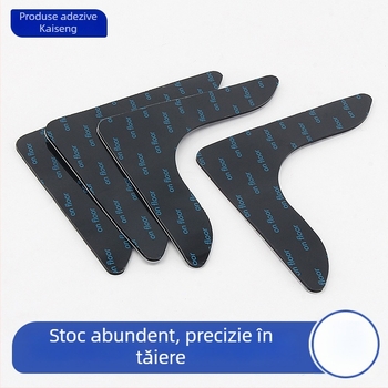 Covorașe antiderapante în formă de L, autoadezive, fără urme, pentru mobilier și electrocasnice, PU+adeziv