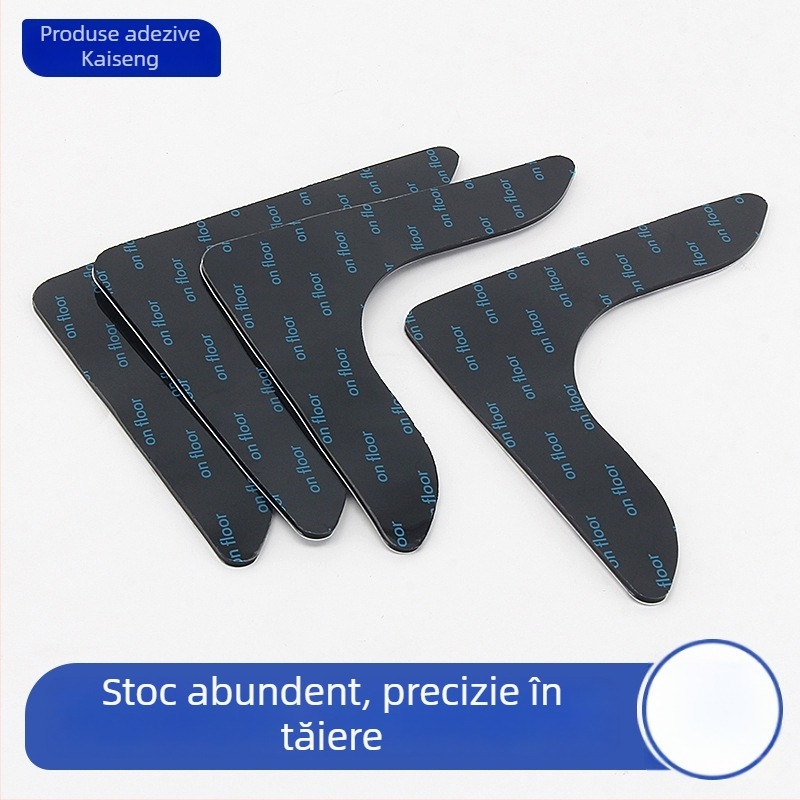 Covorașe antiderapante în formă de L, autoadezive, fără urme, pentru mobilier și electrocasnice, PU+adeziv