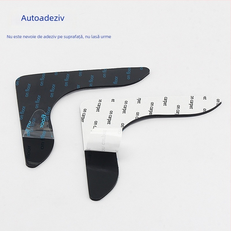 Covorașe antiderapante în formă de L, autoadezive, fără urme, pentru mobilier și electrocasnice, PU+adeziv