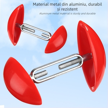 Extensor reglabil pentru pantofi și extensor degetelor — ABS aluminiu, pentru tocuri înalte și pantofi cu talpă plată; potrivit pentru încălțăminte sport, piele, botine, casual și textile