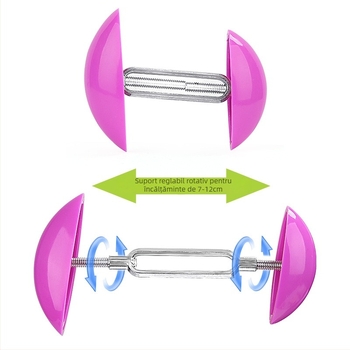 Extensor reglabil pentru pantofi și extensor degetelor — ABS aluminiu, pentru tocuri înalte și pantofi cu talpă plată; potrivit pentru încălțăminte sport, piele, botine, casual și textile