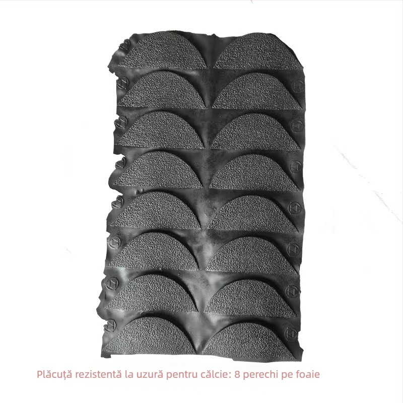 Etichete rezistente la uzură pentru călcâi și talpă, cauciuc Oxford | model: Heel overpalm | potrivite pentru sneakers, pantofi din piele, sandale, încălțăminte casual | sezoane: Vară, Iarnă, Primăvară, Toamnă