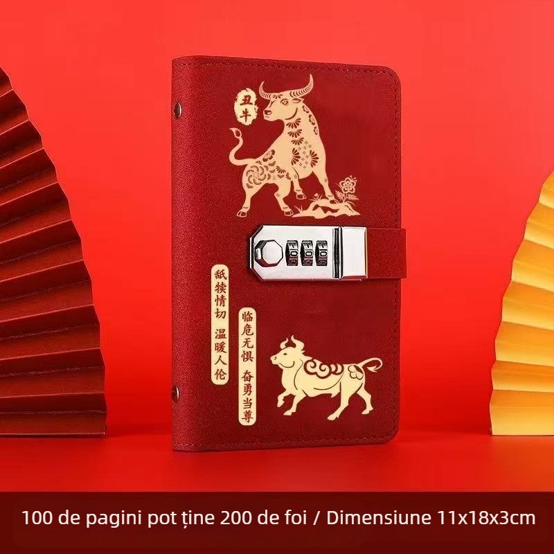 Perseverance Carte de economii din piele cu încuietoare prin parolă — Cadou ideal pentru nunți, zile de naștere și sărbători