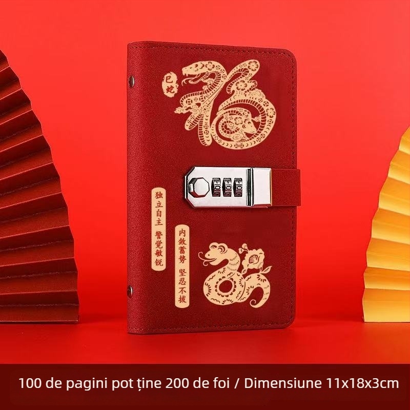 Perseverance Carte de economii din piele cu încuietoare prin parolă — Cadou ideal pentru nunți, zile de naștere și sărbători