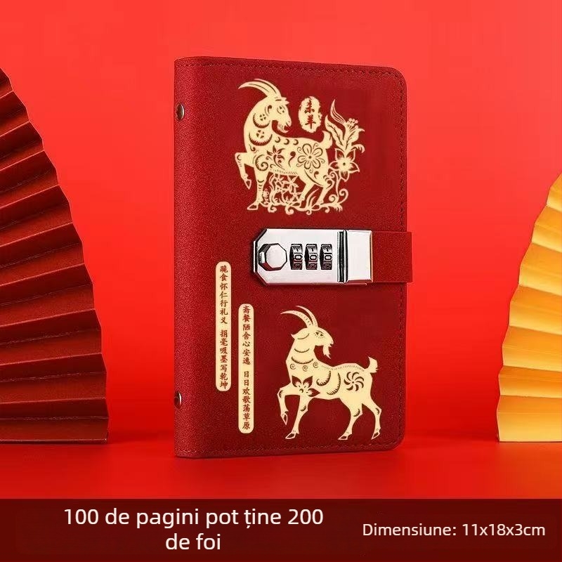 Perseverance Carte de economii din piele cu încuietoare prin parolă — Cadou ideal pentru nunți, zile de naștere și sărbători