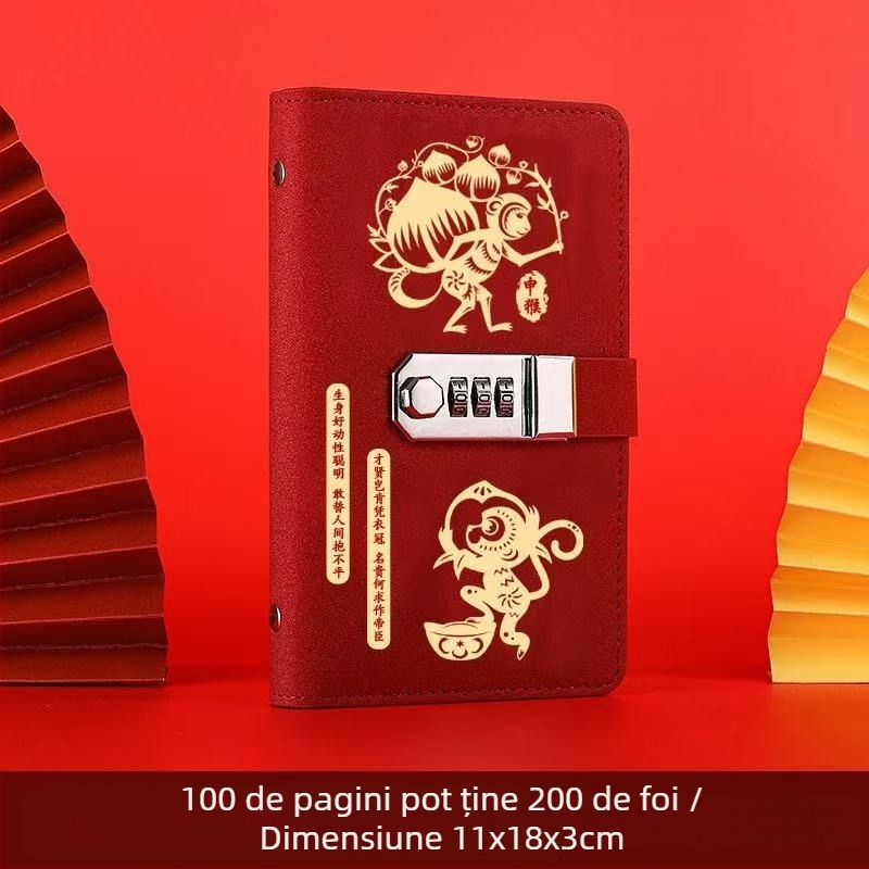 Perseverance Carte de economii din piele cu încuietoare prin parolă — Cadou ideal pentru nunți, zile de naștere și sărbători