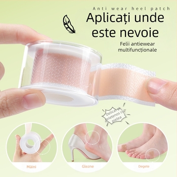 Patch pentru călcâi din material textil – 0,3 mm grosime, anti-uzură, potrivire universală