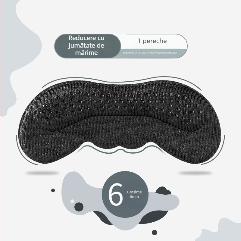 Etichetă adezivă antiderapantă pentru călcâi, pentru încălțăminte sport, casual și de lucru | Cool Shun | utilizare de toamnă | model: etichetă pentru călcâi