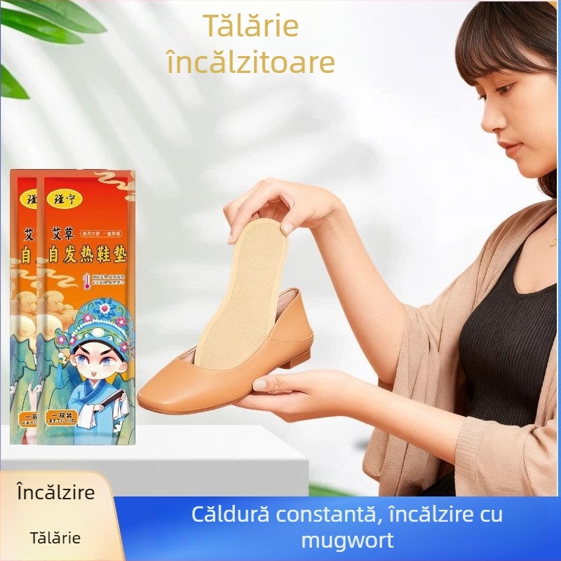 Tălpi autoîncălzite de iarnă pentru bărbați și femei, tălpi de încălzire de unică folosință, tălpi încălzite cu mugwort