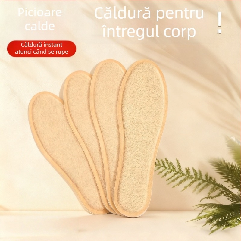 Tălpi încălzite pentru pantofi, potrivire universală, lungime întreagă, țesătură nețesută, model WJ