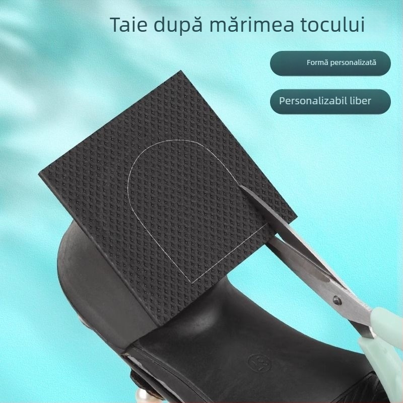 Etichete autoadezive pentru talpă și călcâi – silențioase, rezistente la uzură, autoadezive, protecții de călcâi pentru pantofi cu toc înalt (Model HGJYT)