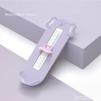 Instrument de măsurat lungimea piciorului pentru copii, ABS material, interval de măsurare 0–19 cm, set de 100 bucăți, uz casnic