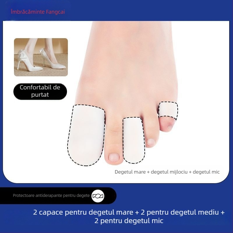 Protector degetelor din silicon – protecție pentru degete pentru pantofi cu toc înalt, pentru toate anotimpurile, model Zhhjz00, cod Zhhjz0015, brand Thousand Leaves