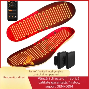 Ky-111 Talpă încălzită inteligentă, EVA, talpă întreagă, potrivită pentru pantofi din material textil și adidași, 3 niveluri de temperatură