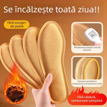 Talpă autoîncălzită – talpă întreagă, stil complet, țesătură nețesută din pulbere de fier, unisex