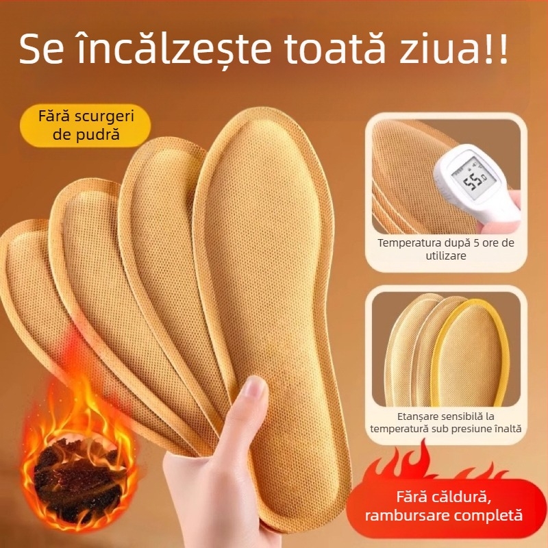 Talpă autoîncălzită – talpă întreagă, stil complet, țesătură nețesută din pulbere de fier, unisex