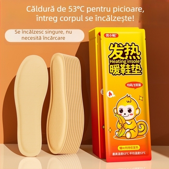 Talpă încălzitoare USB, încălzire cu mai multe puncte, până la 10 ore de căldură, pentru bărbați, papuci/încălțăminte de casă